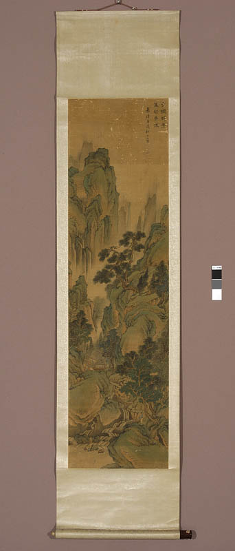 Solitary rocks, gushing torrents – landscape, , Wen Zhengming