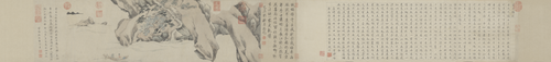 文徵明书前赤壁赋文从简补图卷, , Wen Zhengming