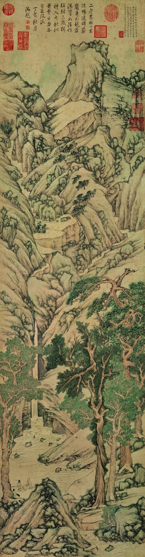 A Thousand Peaks Vying for Splendor, 1550, Wen Zhengming