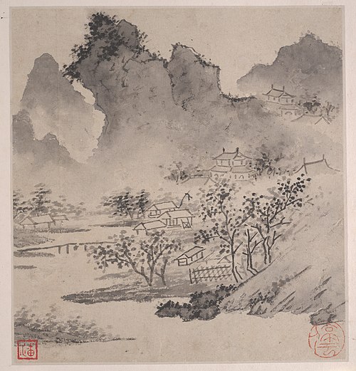 Eight Songs of the Xiao and Xiang Rivers, 1514, Wen Zhengming