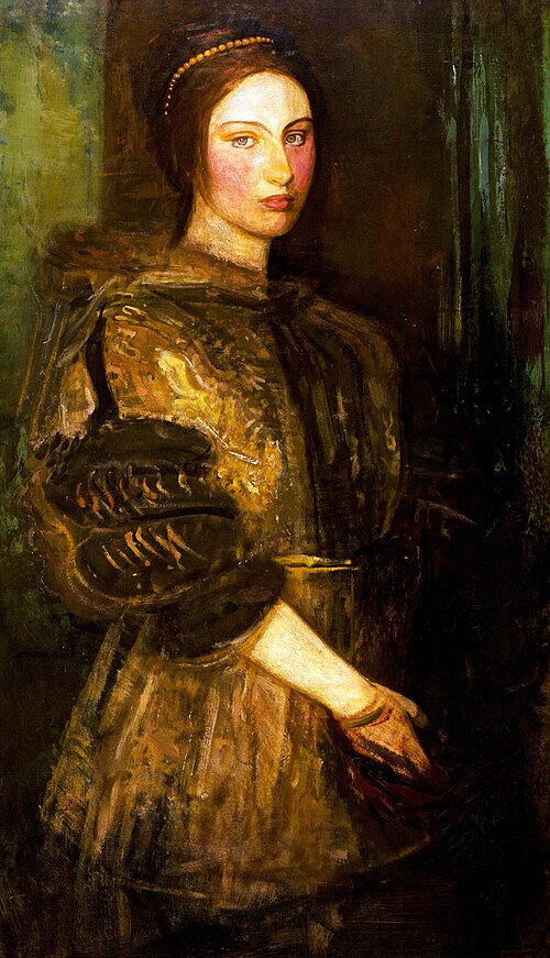 Young Woman in Fur Coat, 1910, Abbott Handerson Thayer