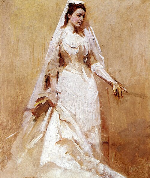 A Bride, 1895, Abbott Handerson Thayer