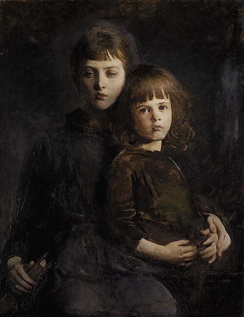 Brother and Sister (Mary and Gerald Thayer), 1889, Abbott Handerson Thayer