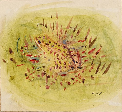 Frog, 1912, Abbott Handerson Thayer