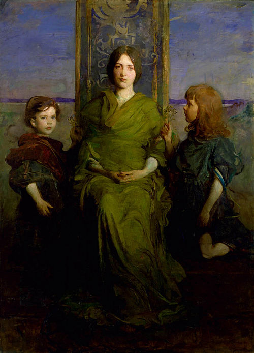Virgin Enthroned, 1891, Abbott Handerson Thayer