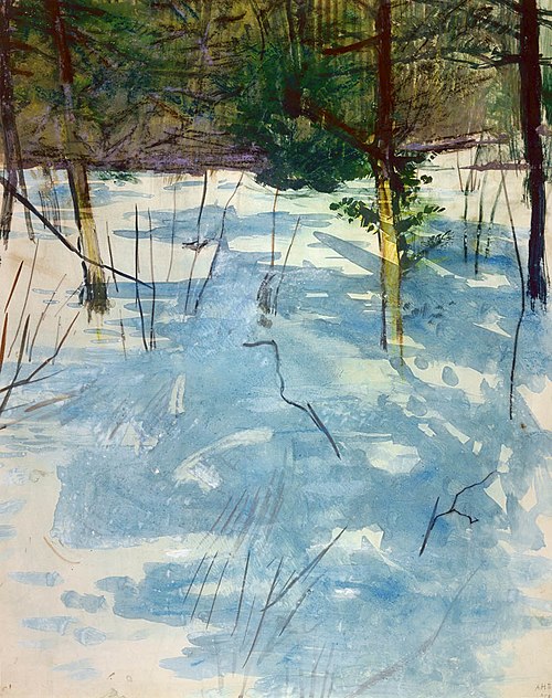 Winter, Monadnock, 1900, Abbott Handerson Thayer