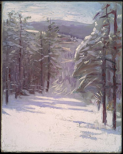 Winter Scene, , Abbott Handerson Thayer