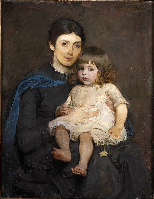 Mother and Child, 1886, Abbott Handerson Thayer