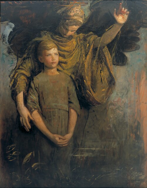 Boy and Angel, 1918, Abbott Handerson Thayer