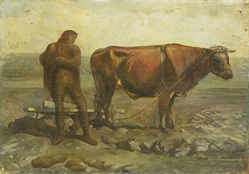 Agriculteur Labour, 1915, Willem Adriaan van Konijnenbur