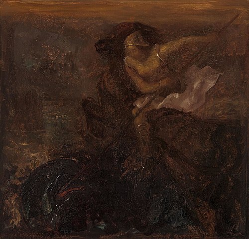 St. George Kills the Dragon, 1915, Willem Adriaan van Konijnenbur