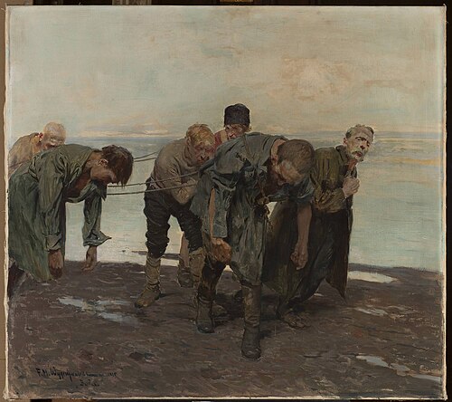 Les Bateliers., 1925, Feliks Michał Wygrzywalski