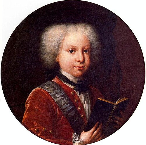 Felipe de Borbón y Farnesio, infante de España y duque de Parma, 1727, Miguel Jacinto Meléndez
