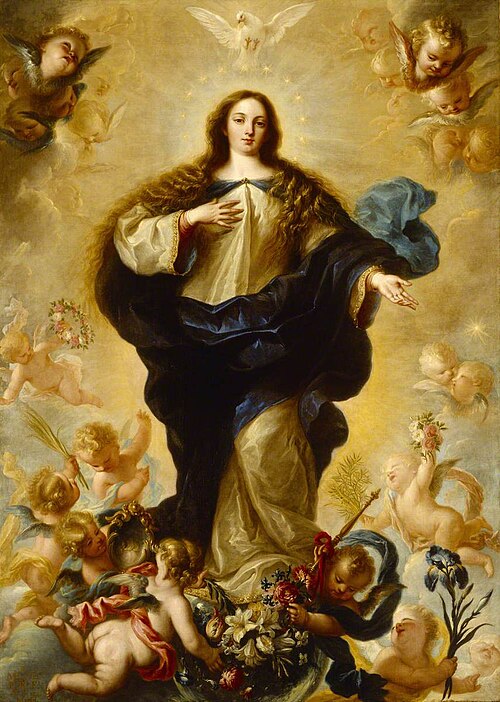 The Immaculate Conception, 1731, Miguel Jacinto Meléndez