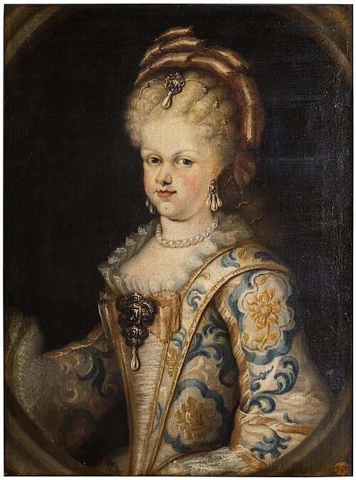 María Luisa Gabriela de Saboya reina de España, 1701, Miguel Jacinto Meléndez