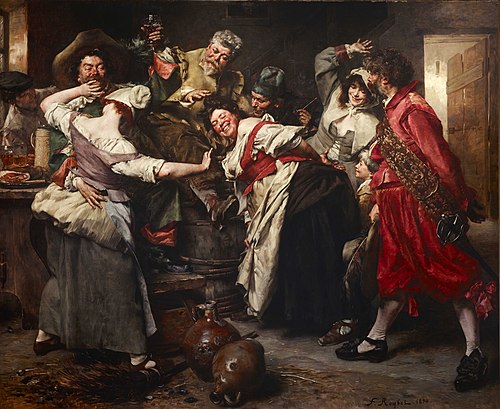 La Main chaude, 1894, Ferdinand Roybet