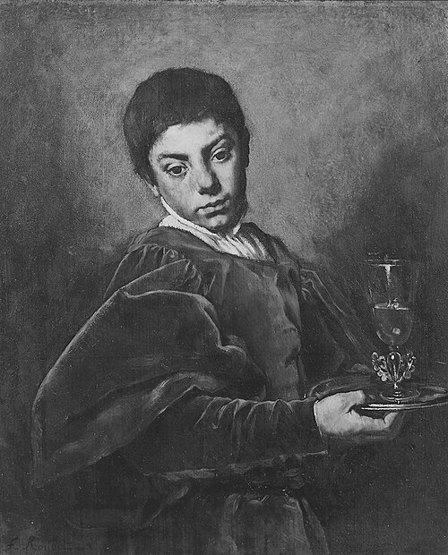 Boy Holding a Tray, , Ferdinand Roybet