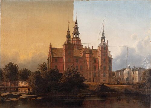 Rosenborg Palace, Copenhagen, 1851, Ferdinand Richardt