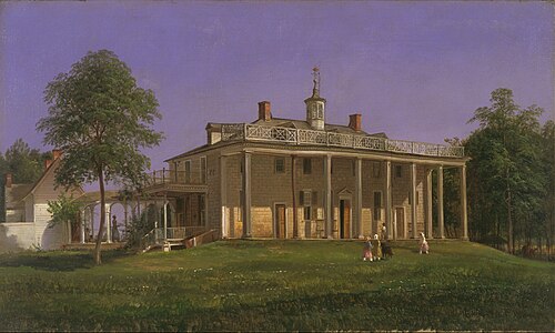 View of Mount Vernon, 1858, Ferdinand Richardt