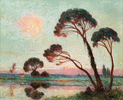 Sunset on the Brière, , Ferdinand du Puigaudeau