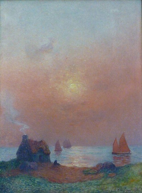 Paysage à la chaumière, 1921, Ferdinand du Puigaudeau