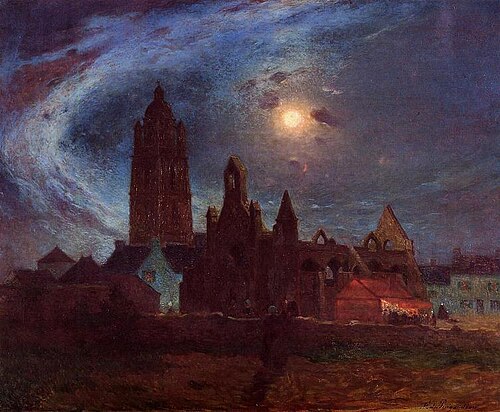 L'Église du Bourg-de-Batz sous la Lune, , Ferdinand du Puigaudeau