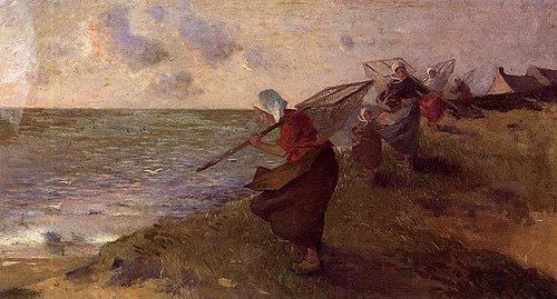 La Pêcheuse de crevettes, 1891, Ferdinand du Puigaudeau
