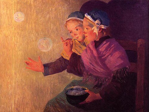 Bulles de savon, 1895, Ferdinand du Puigaudeau
