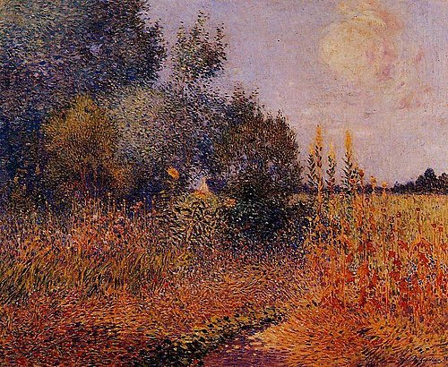 Jardin de fleurs à Kervaudu, 1928, Ferdinand du Puigaudeau