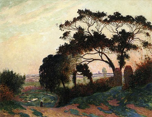 Paysage, collines de Guérande, 1915, Ferdinand du Puigaudeau
