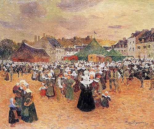 La Fête à Pont-Aven, 1895, Ferdinand du Puigaudeau