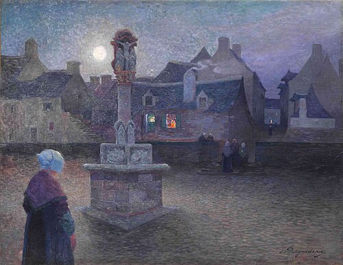 La Croix de chemin de Rochefort-en-Terre, 1894, Ferdinand du Puigaudeau