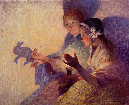 Ombres chinoises, le lapin, , Ferdinand du Puigaudeau