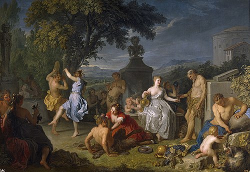 Bacchanal, 1719, Michel Ange Houasse