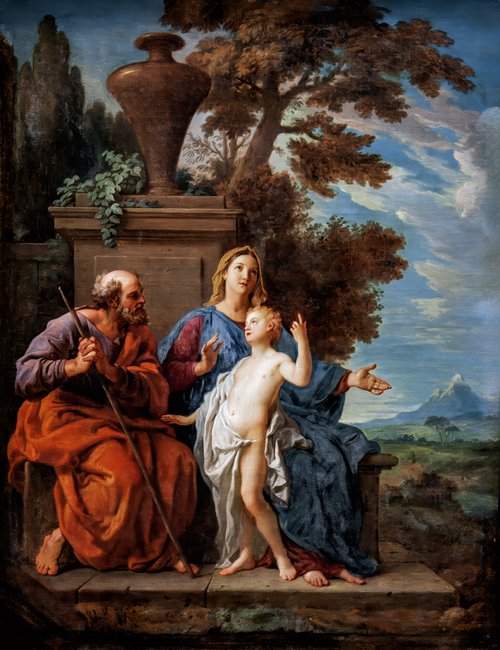 La Sainte Famille, 1720, Michel-Ange Houasse