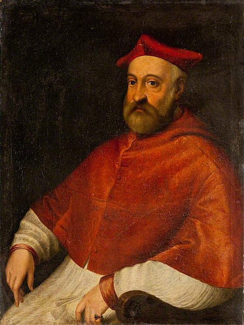Cardinal Ercole Gonzaga (1505–1563), 1555, Fermo Ghisoni da Caravaggio