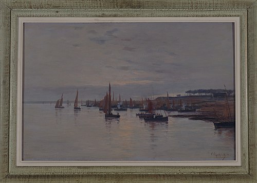L'avant-port de Concarneau, 1891, Fernand Legout-Gérard