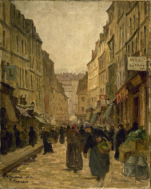 La rue Mouffetard, 1905, Fernand Maillaud