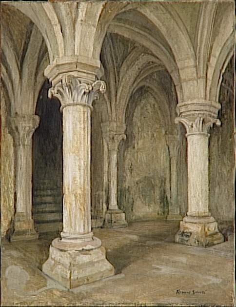 La crypte, 1909, Fernand Sabatté
