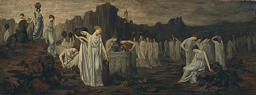 The daughters of Danaus, 1900, Fernand Sabatté