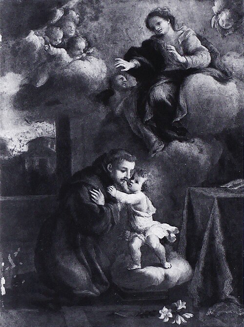 The Vision of Saint Anthony of Padua, 1678, Filippo Lauri