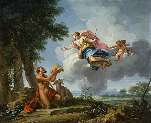 Pan and Diana, , Filippo Lauri