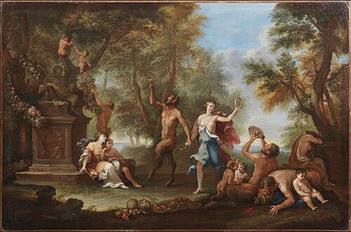 A Bacchanal, 1650, Filippo Lauri