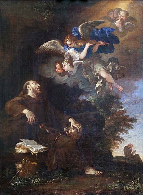 Saint François en extase, 1650, Filippo Lauri