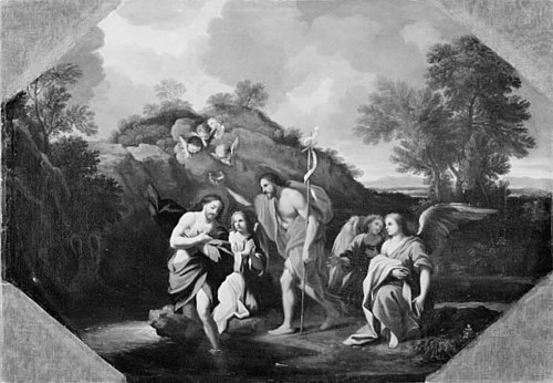 The Baptism of Christ, 1666, Filippo Lauri