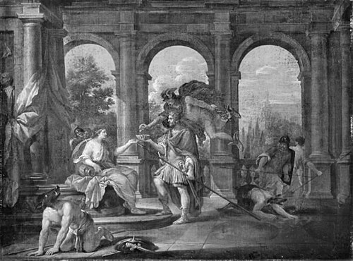 Circe and Ulysses, 1640, Filippo Lauri