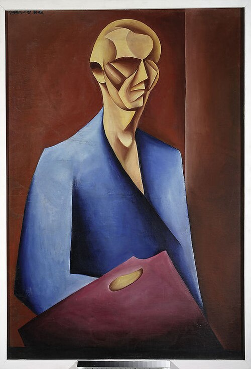 Autoportrait, 1920, Mieczysław Szczuka