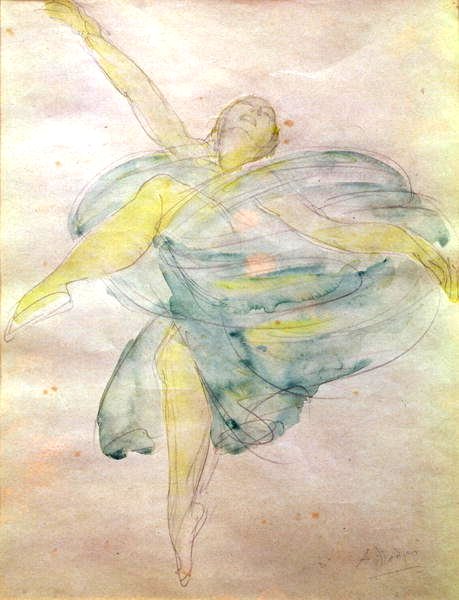 Danseuse aux voiles, 1900, Auguste Rodin