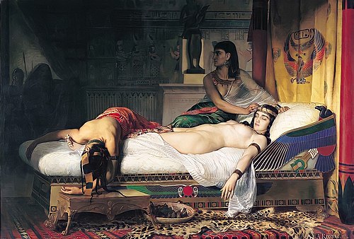 La Mort de Cléopâtre, 1874, Jean-André Rixens