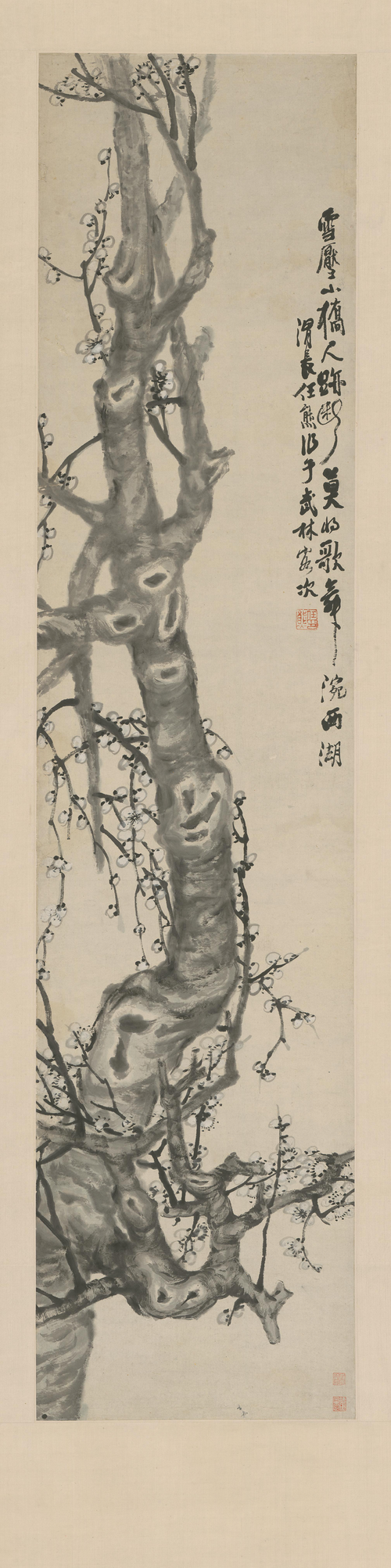 任熊梅花轴, , Ren Xiong